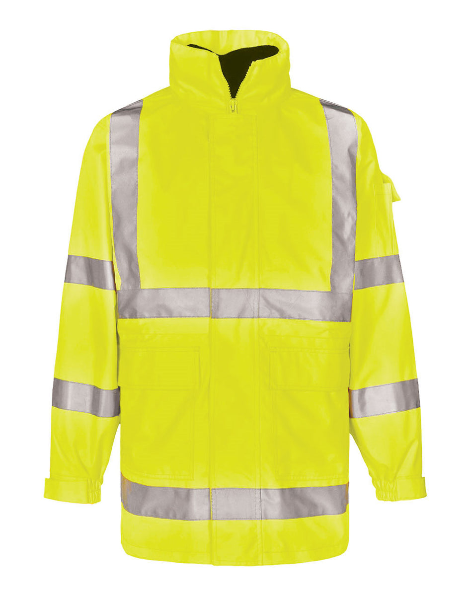 Vic Rail Hi Vis Safety Jacket Trademates Workwear