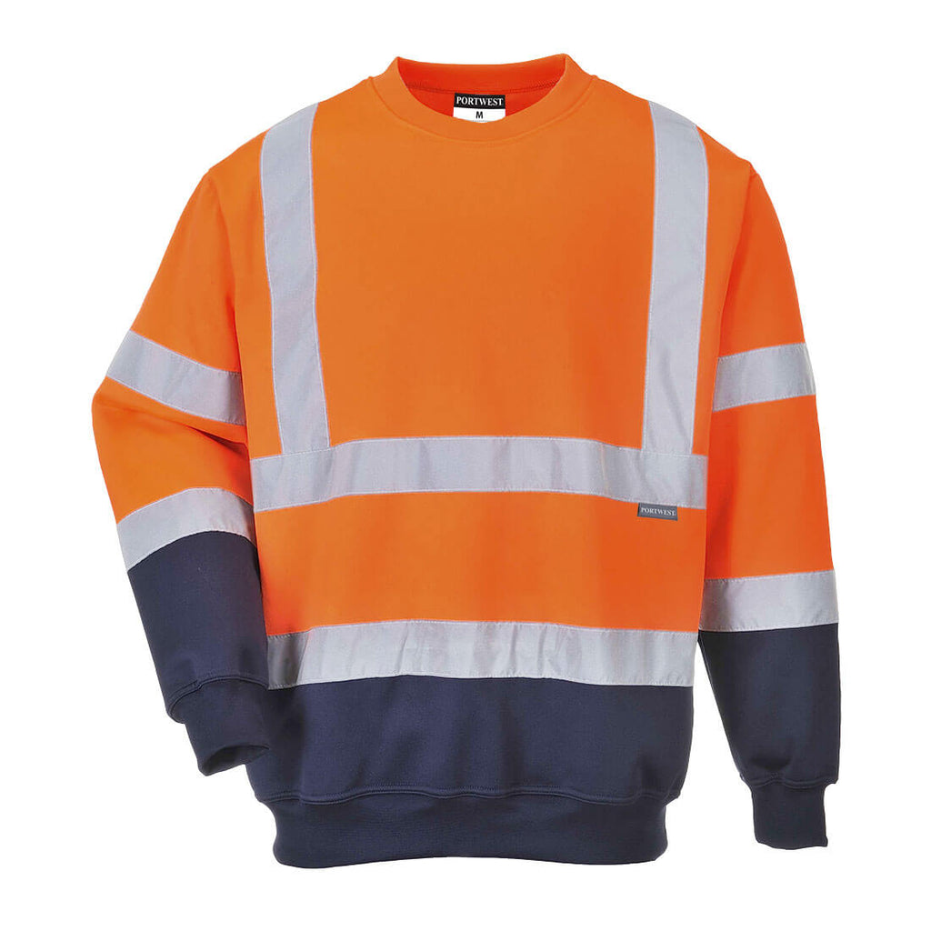 Two Tone Hi-Vis Portwest Sweatshirt