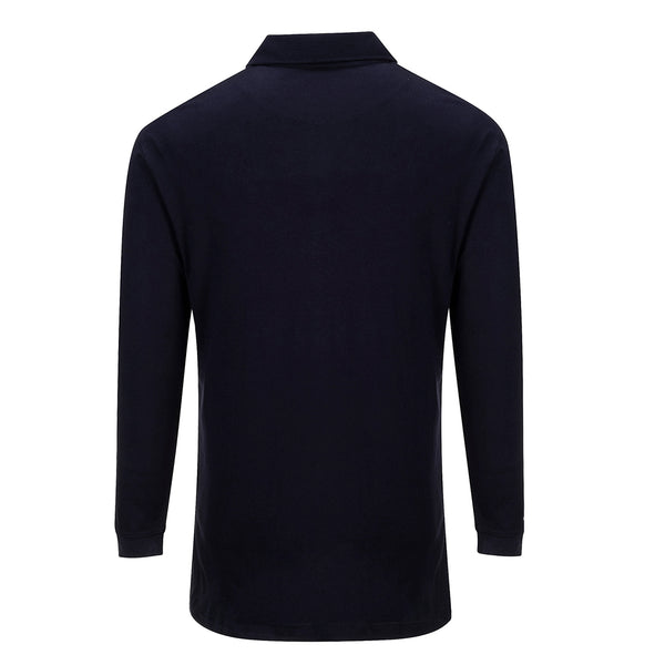 Flame Resistant Anti-Static Long Sleeve Polo Shirt