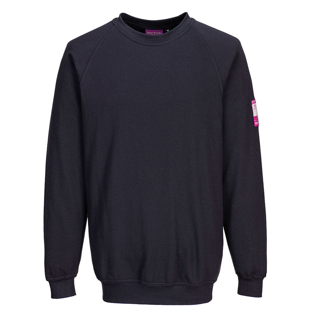 Flame Resistant Anti-Static Long Sleeve Brushed Fleece