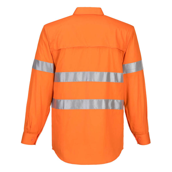 Hi-Vis Lightweight Long Sleeve Shirt with Tape