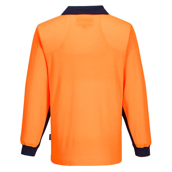 Long Sleeve Food Industry Cotton Comfort Polo