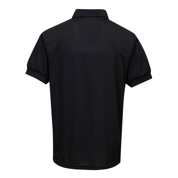 Short Sleeve Solid Colour Micro Mesh Polo