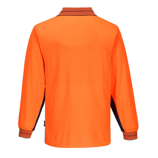 Long Sleeve Micro Mesh Polo