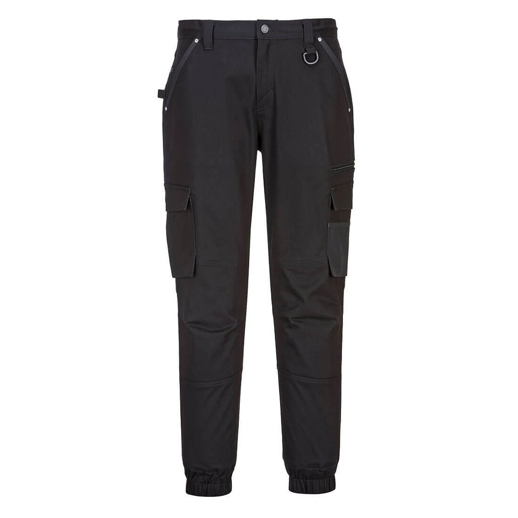 Cuffed Slim Fit Stretch Work Pants