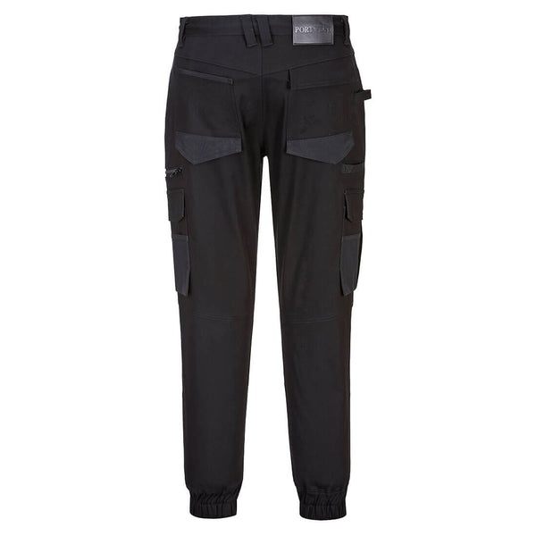 Cuffed Slim Fit Stretch Work Pants