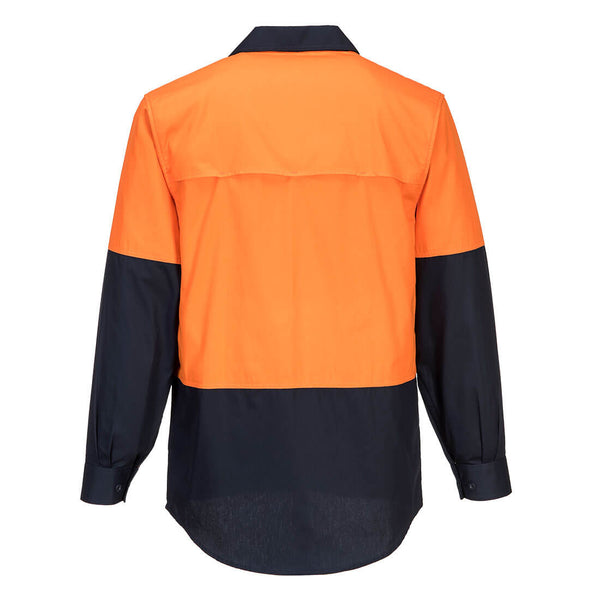 Hi-Vis Two Tone Lightweight Long Sleeve Shirt