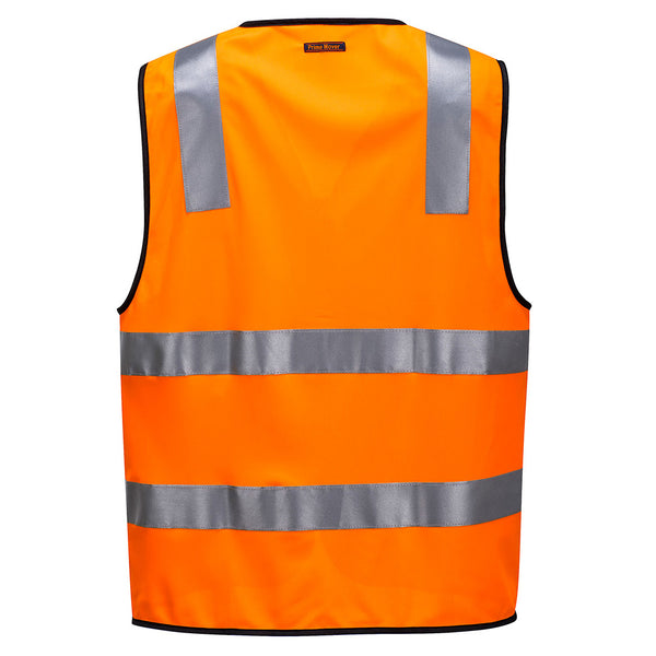 Hi-Vis Zip Vest D/N