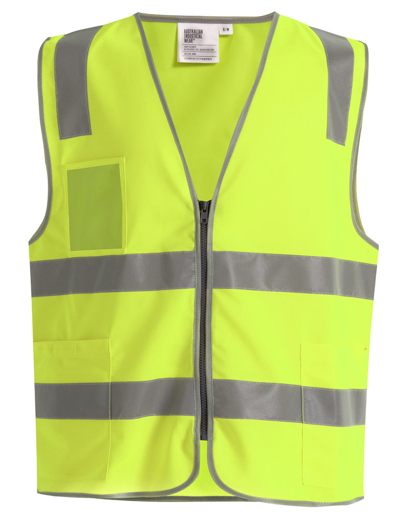Unisex Hi-Vis Safety Vest With Shoulder Tapes
