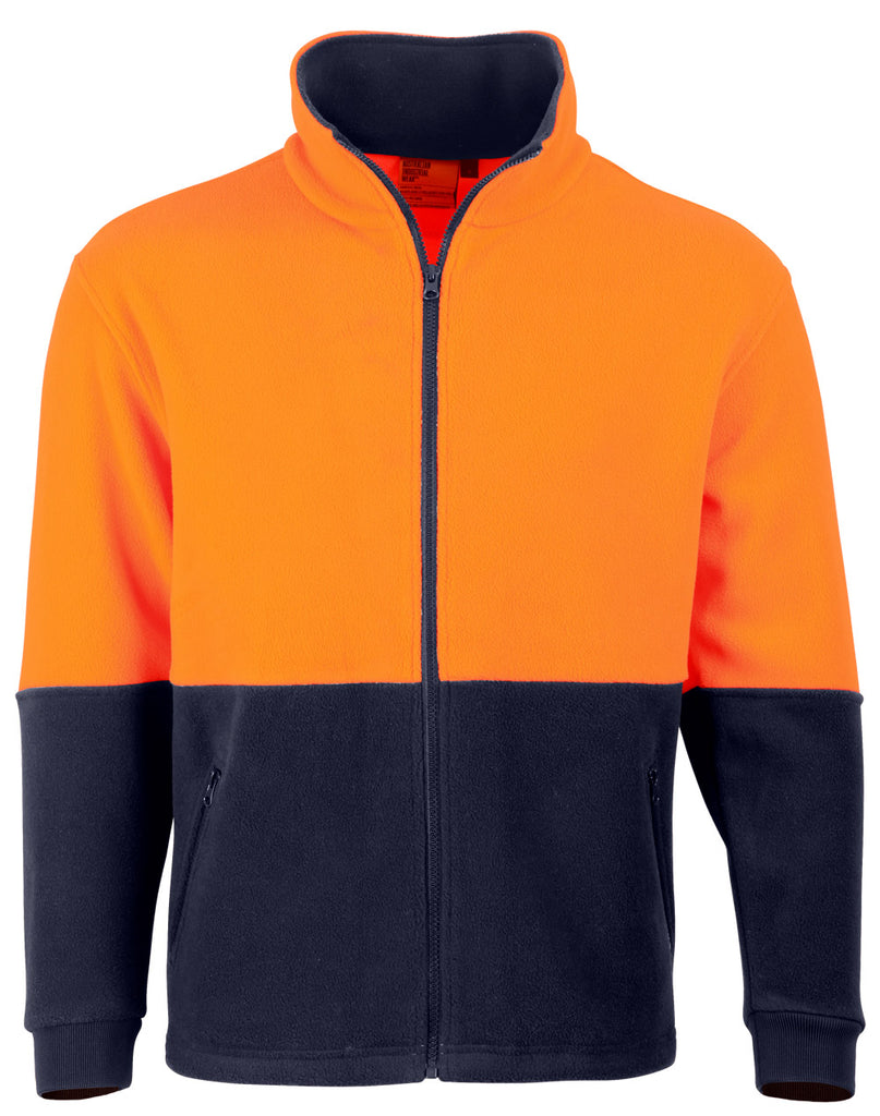 Hi-Vis Two Tone Polar Fleece Zip Jacket