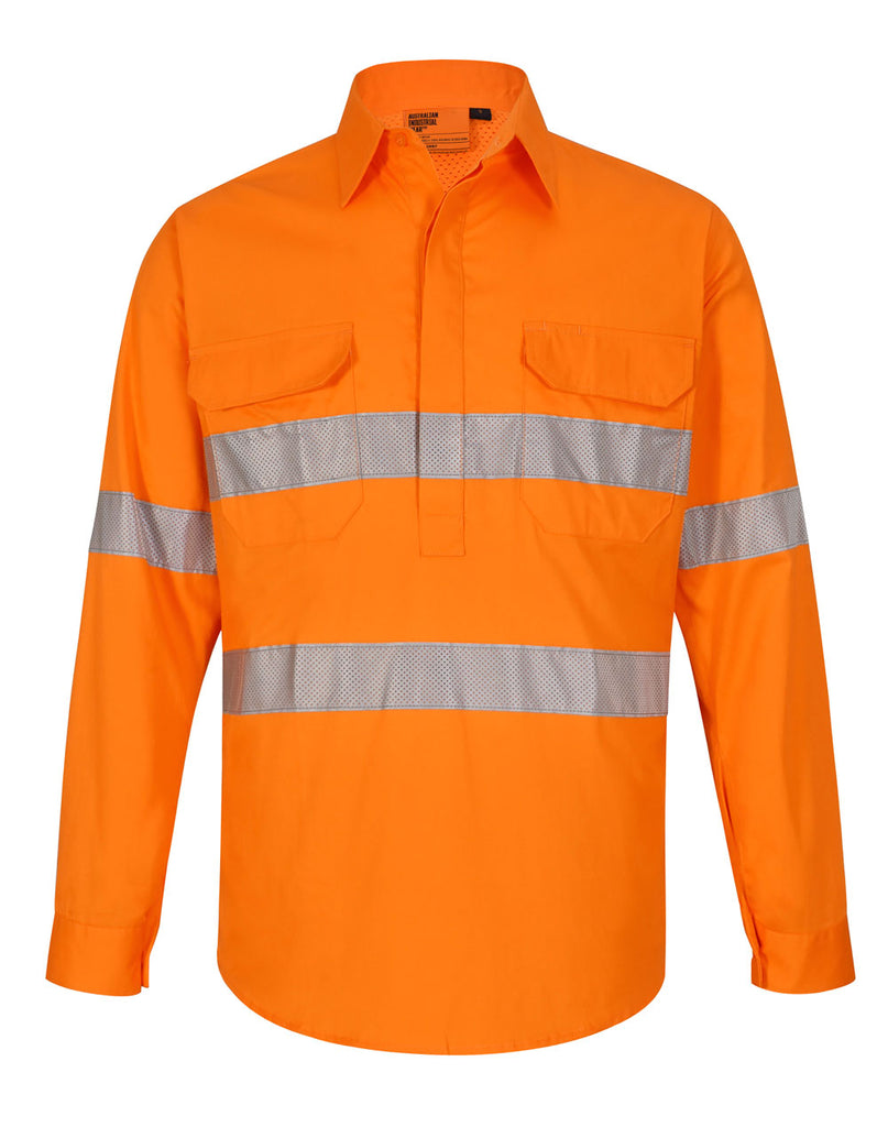 Unisex Hi-Vis Cool Breeze Closed Front Safety Shirt