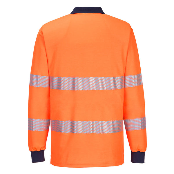 PW3 Hi-Vis Polo Shirt L/S