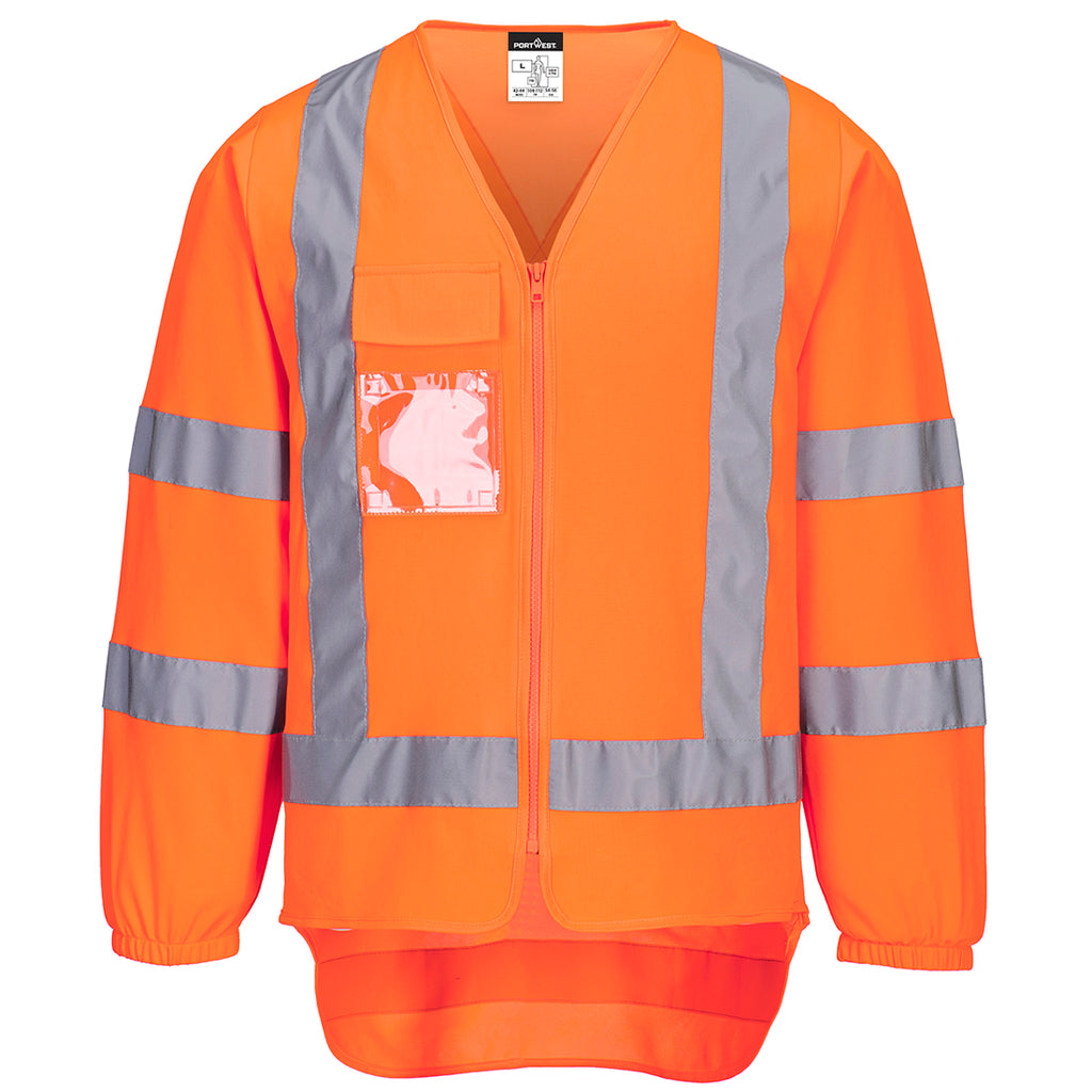 Portwest TTMC Hi-Vis X-Back Long Sleeve Vest