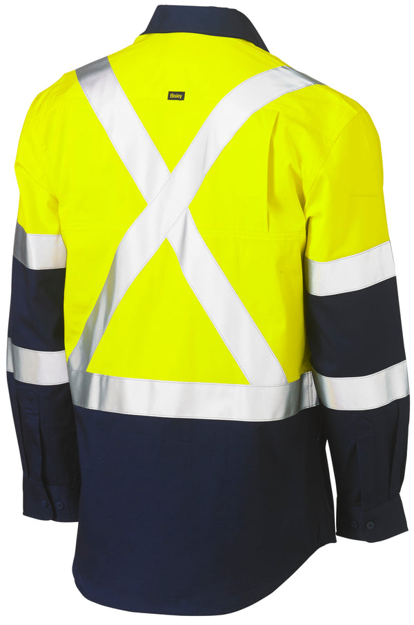 X Taped Biomotion Two Tone Hi-Vis Lightweight Drill Shirt