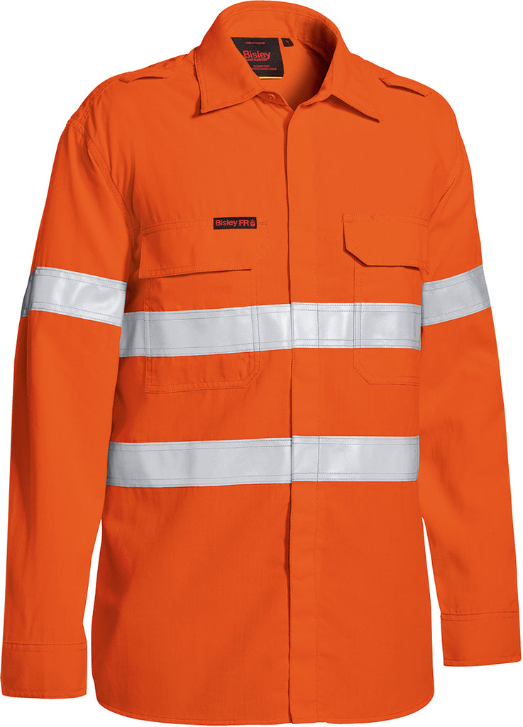Tencate Tecasafe Plus 480 Taped Hi-Vis Flame Resistant Vented Shirt