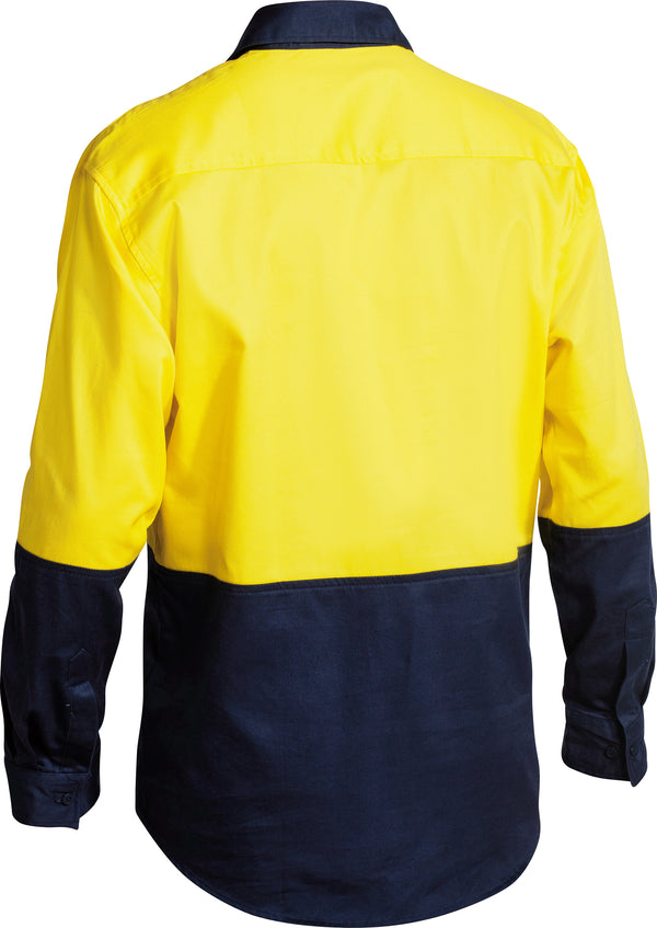 Hi-Vis Closed Front Drill Shirt