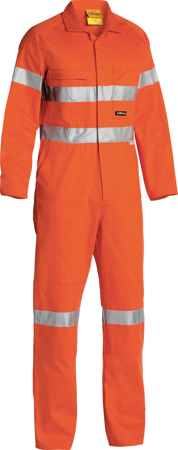 Taped Bisley Hi-Vis Drill Coverall (Regular)