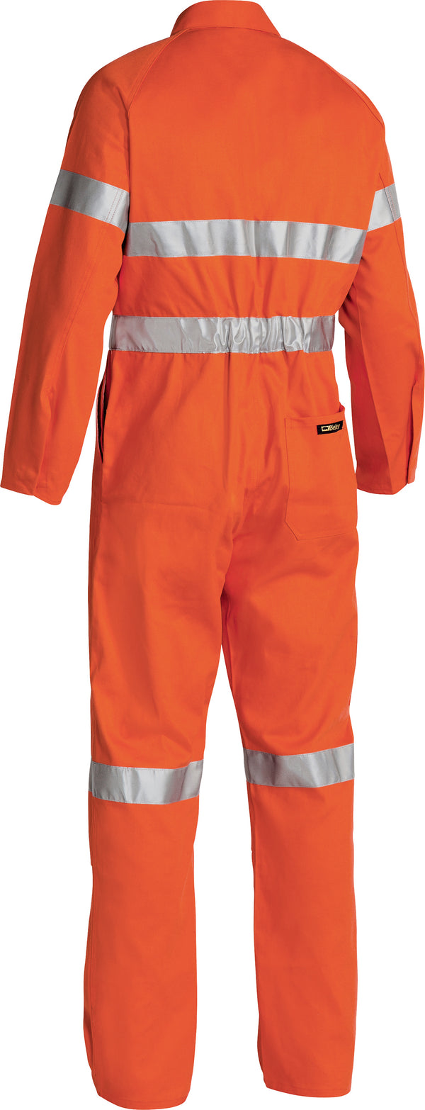 Taped Bisley Hi-Vis Drill Coverall (Long)