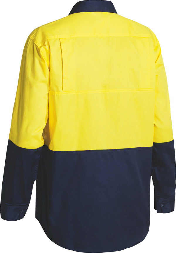 Hi-Vis Cool Lightweight Drill Long Sleeve Shirt