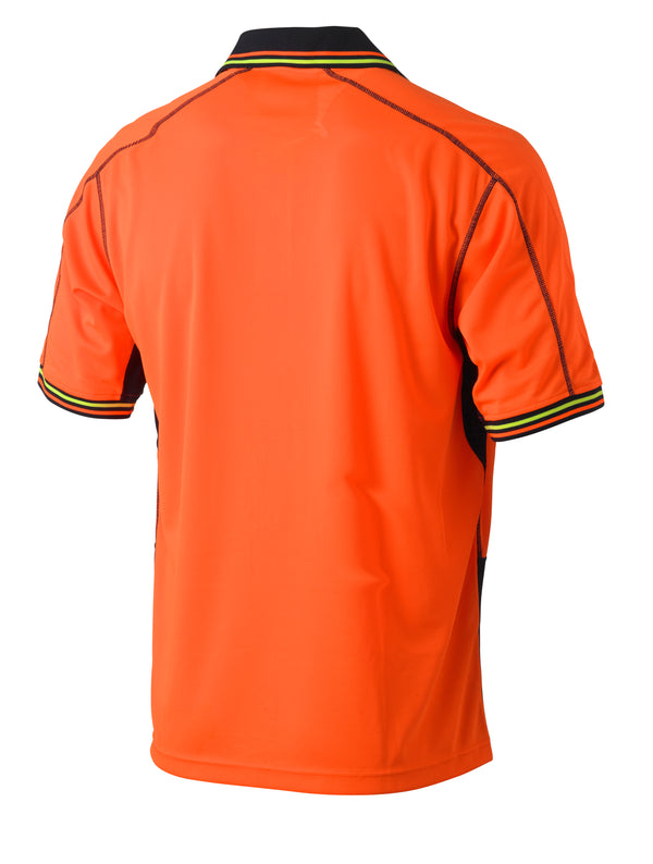 Hi-Vis Polyester Mesh Polo