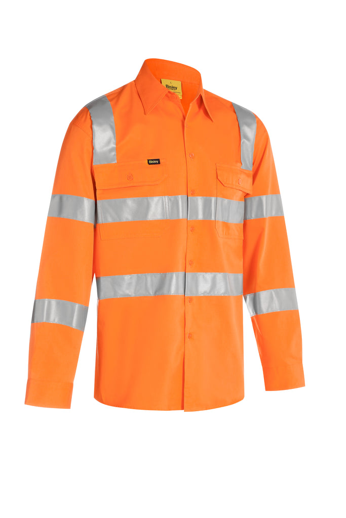 Bisley Biomotion Lightweight Long Sleeve Hi-Vis Shirt