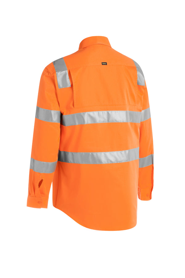 Bisley Biomotion Lightweight Long Sleeve Hi-Vis Shirt