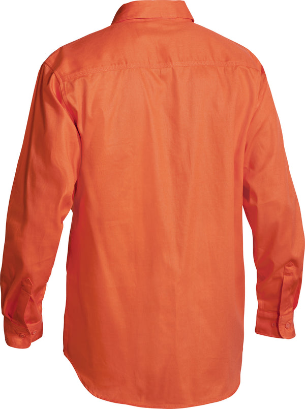 Hi-Vis Rail Long Sleeve Drill Shirt