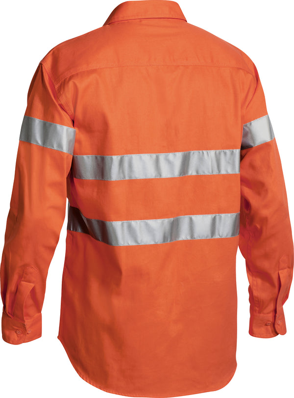 Taped Bisley Hi-Vis Rail Drill Shirt