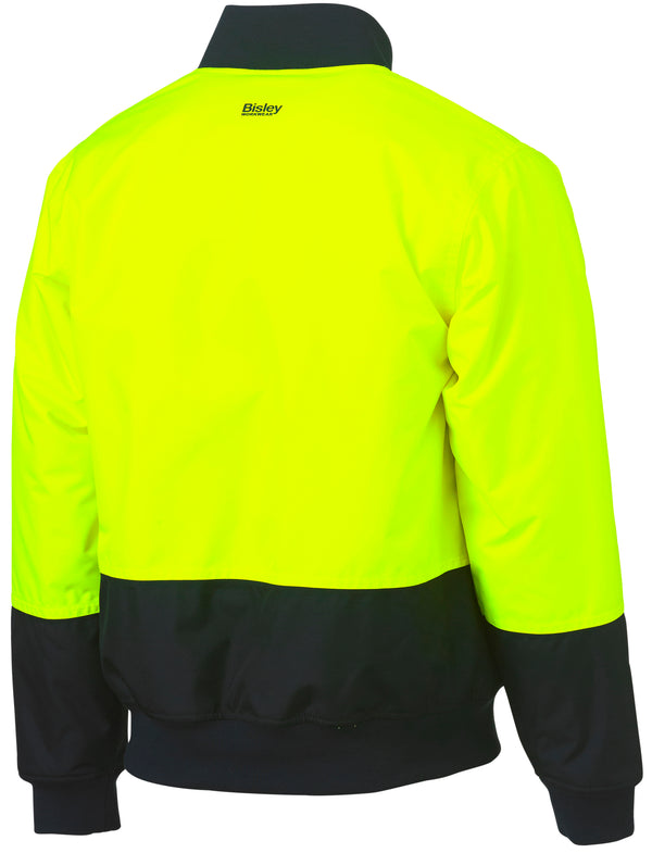Two Tone Bisley Hi-Vis Bomber Jacket