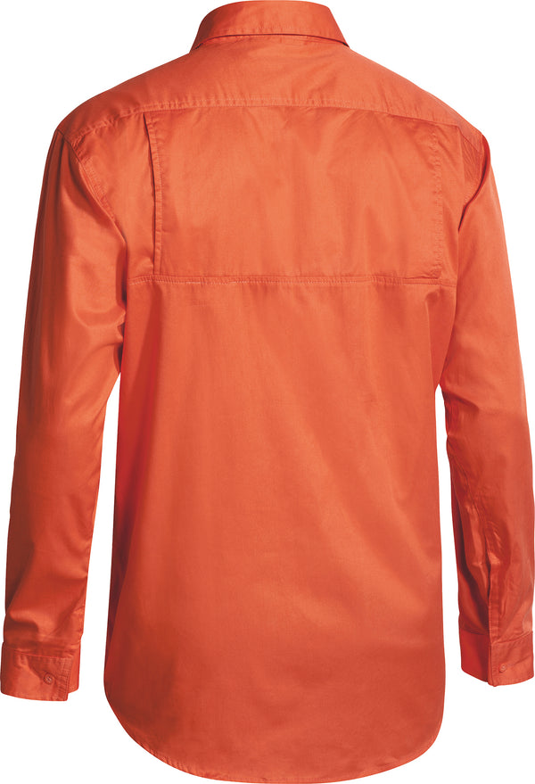 Hi-Vis Rail Cool Lightweight Drill Long Sleeve Shirt