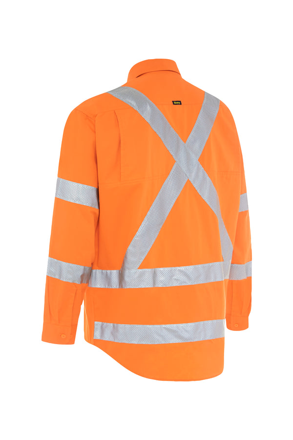 X Taped Biomotion Hi-Vis Cool Lightweight Long Sleeve Shirt