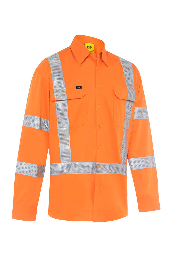 X Taped Biomotion Hi-Vis Cool Lightweight Long Sleeve Shirt