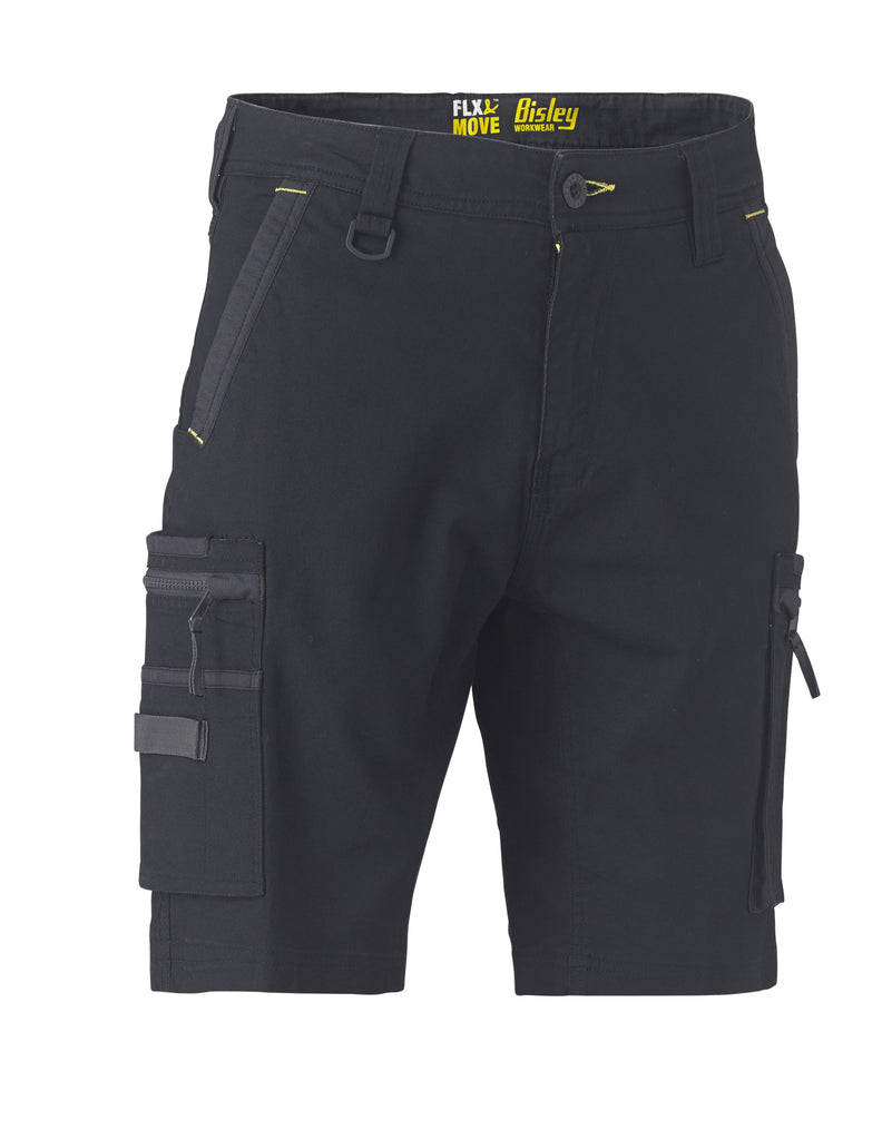 FLX & MOVE Stretch Utility Zip Cargo Short