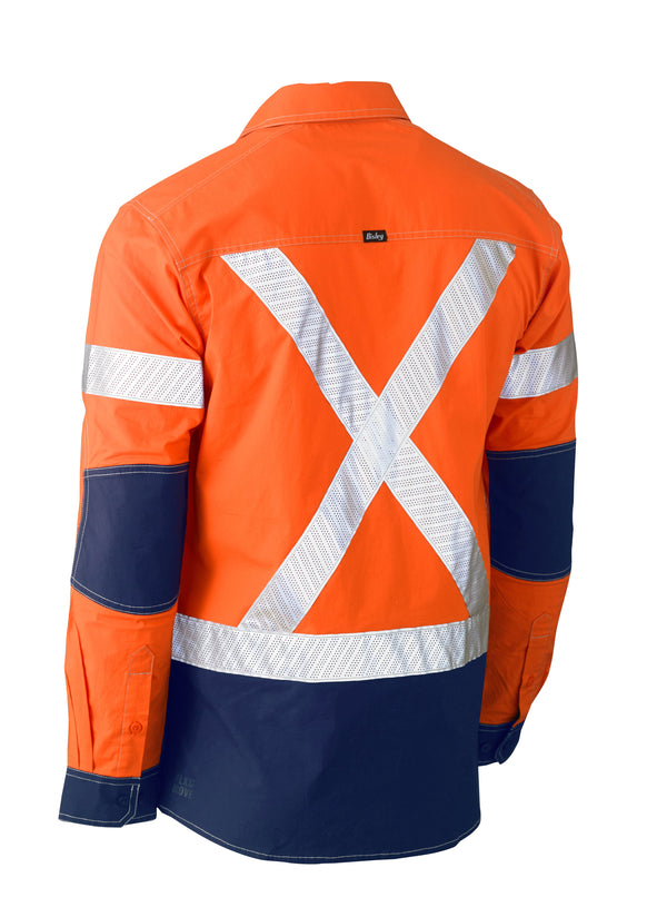 FLX & MOVE X Taped Hi-Vis Long Sleeve Utility Shirt