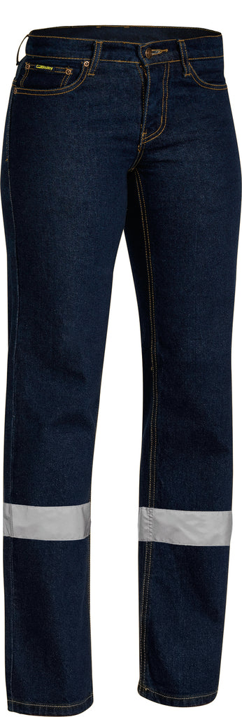 Womens Bisley Taped Stretch Jeans