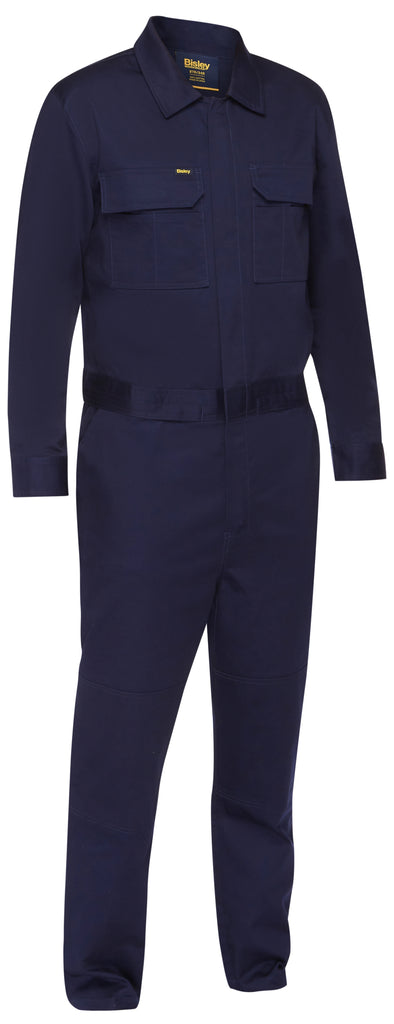 Work Coverall With Waist Zip Opening (Stout)