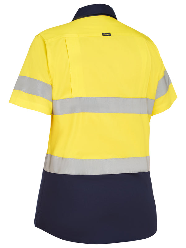 Womens Taped Hi-Vis Cool Lightweight Drill Shirt