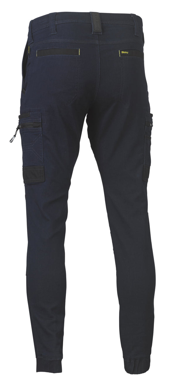 FLX & MOVE Stretch Denim Cargo Cuff Pants (Stout)