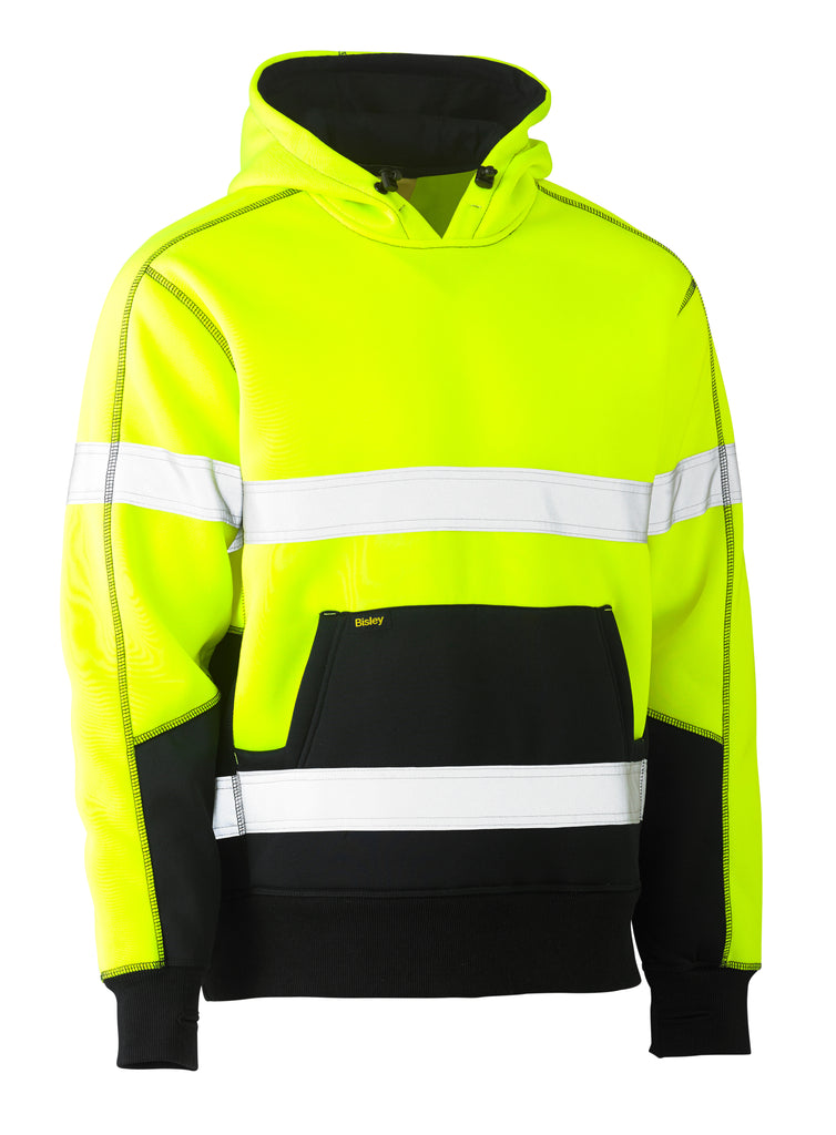 Taped Hi-Vis Fleece Hoodie Pullover