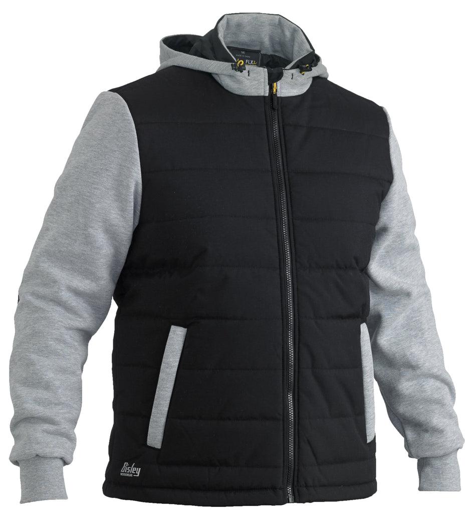 FLX & MOVE Contrast Puffer Fleece Hooded