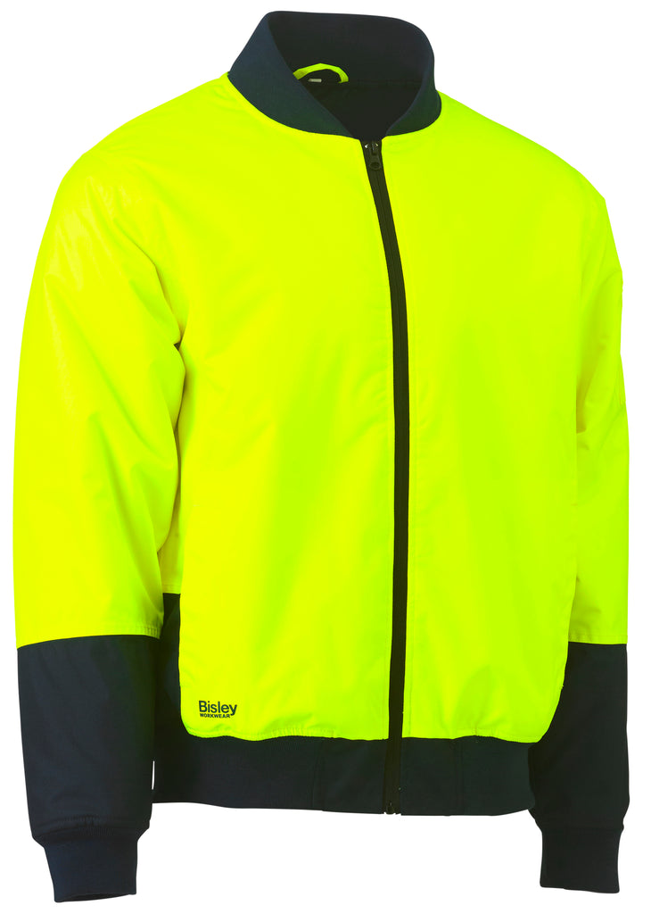 Two Tone Bisley Hi-Vis Bomber Jacket