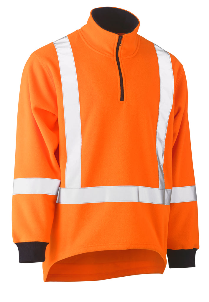 Taped Bisley TTMC Hi-Vis Polar Fleece Jumper