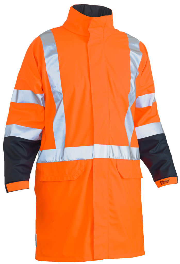 X Taped Hi-Vis TTMC Stretch PU Rain Coat