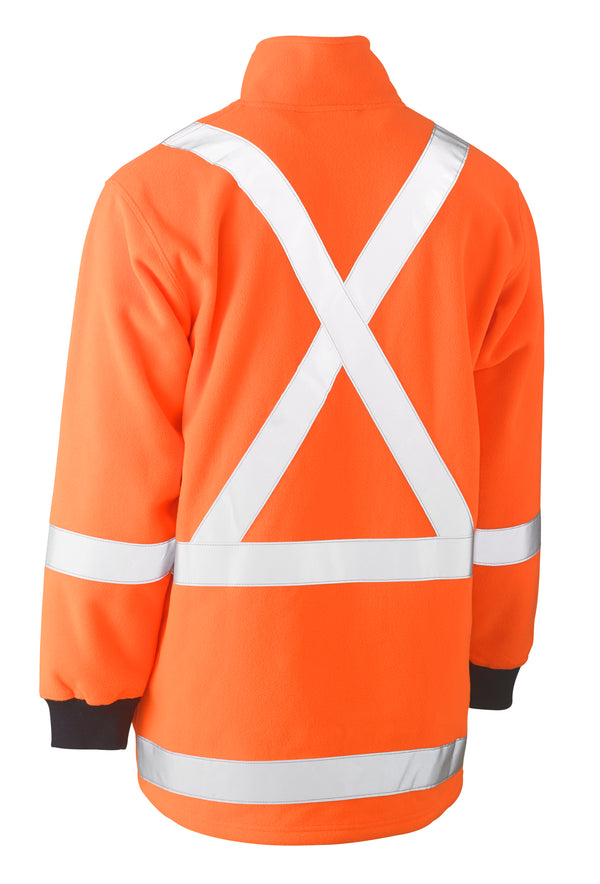 Taped Bisley TTMC Hi-Vis Polar Fleece Jumper