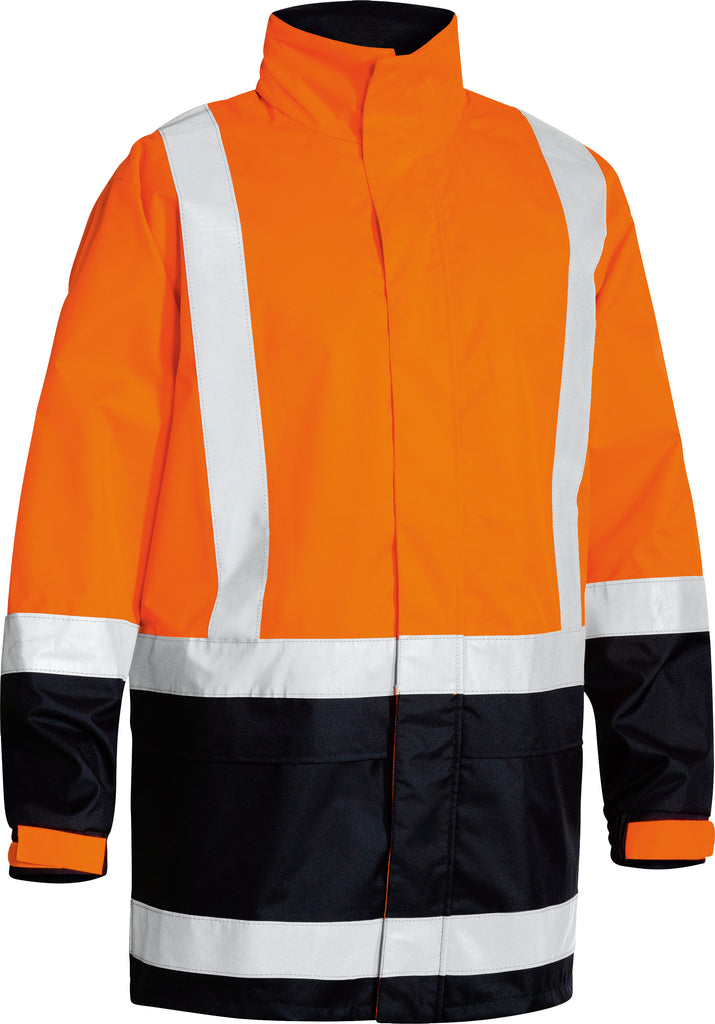 Taped Hi-Vis Bisley Rain Shell Jacket