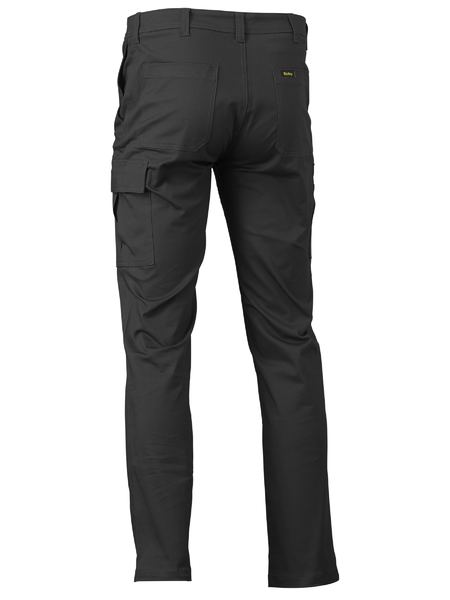 Stretch Cotton Drill Cargo Pants (Long)