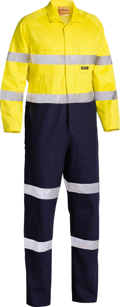 Taped Two Tone Hi-Vis Drill Coverall (Stout)