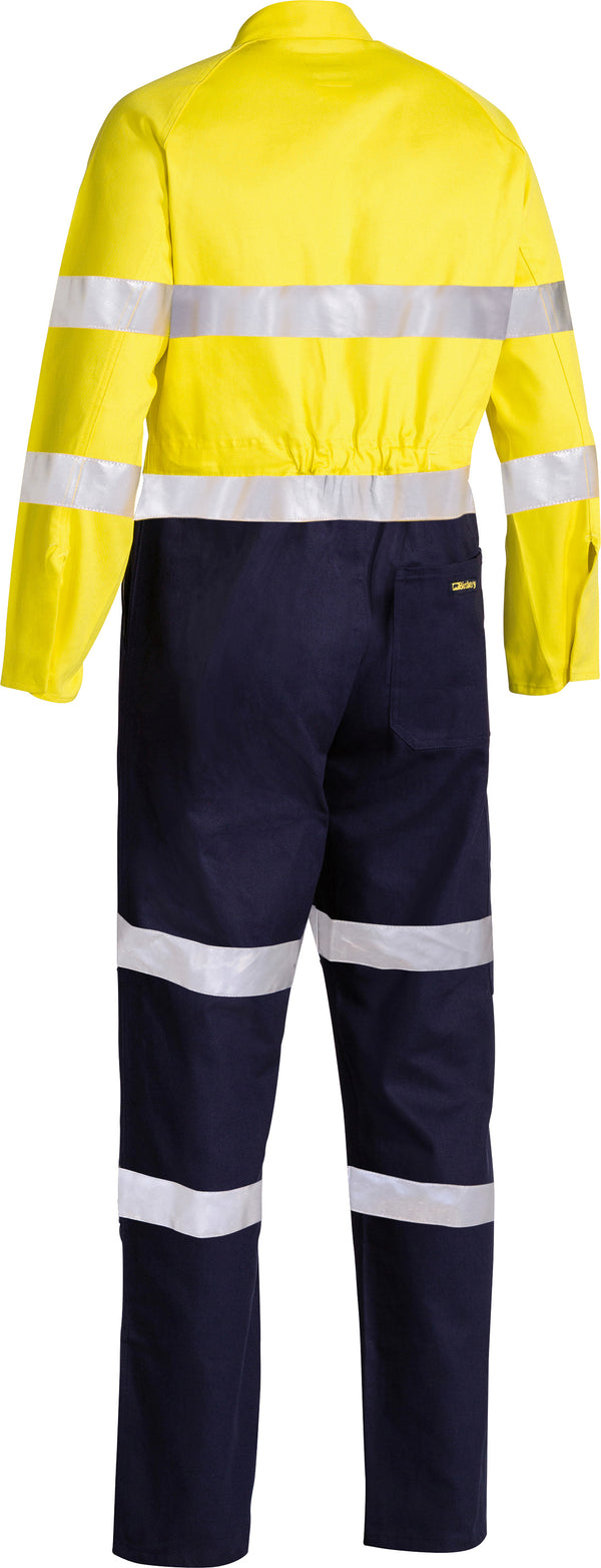 Taped Bisley Two Tone Hi-Vis Drill Coverall (Regular)