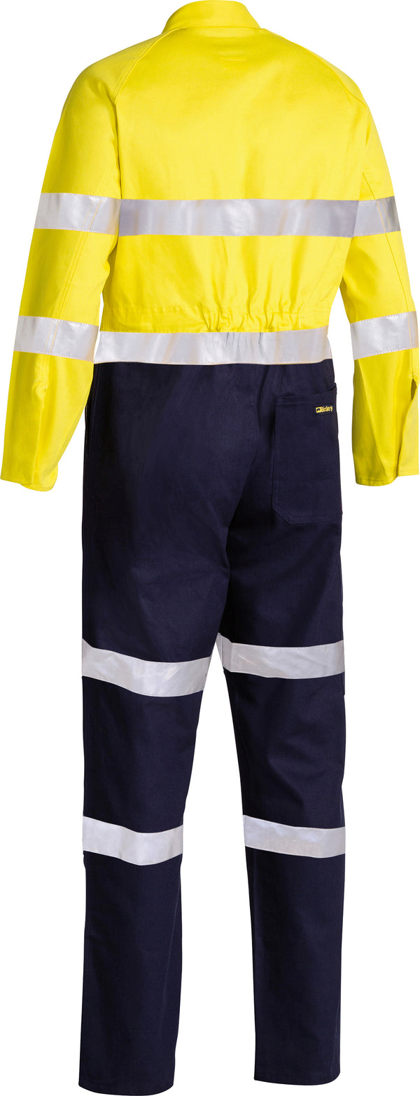 Taped Two Tone Hi-Vis Drill Coverall (Stout)