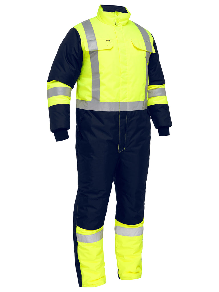 X Taped Two Tone Hi-Vis Freezer Coverall